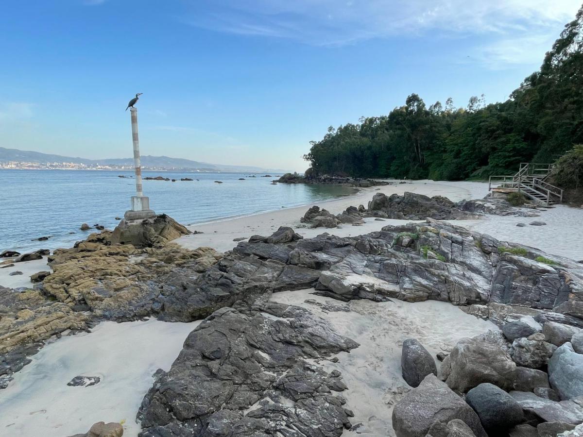 Atico Playa A Xunqueira - Moana, A 15 Min De Vigo Lejlighed Eksteriør billede