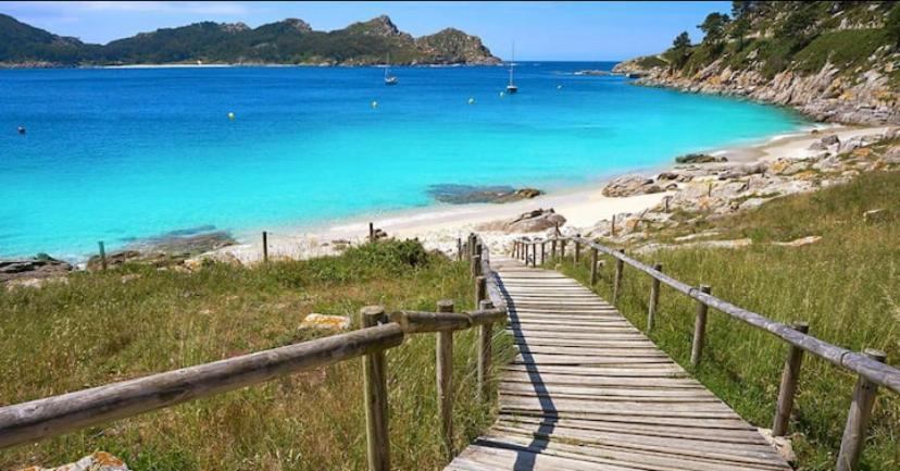Atico Playa A Xunqueira - Moana, A 15 Min De Vigo Lejlighed Eksteriør billede